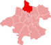 Lage des Bezirkes Rohrbach in Oberösterreich
