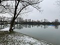 Naturbadesee Königsdorf See mit Steg