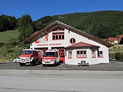 2012-08-20 Fire brigade of the Freiwillige Feuerwehr Weißenburg with TLF-A and KLF-A.jpg
