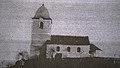 Die Bergkirche mit ihrem Turm vor dem Abriss 1912