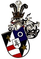 Gotisches Wappen der AKV Aggstein zu Wien