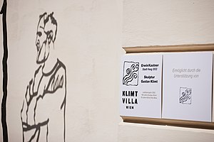 Klimt Denkmal Ausführung: Erwin Kastner Standort: Klimt Villa Wien