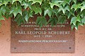 Gedenktafel an Karl Leopold Schubert