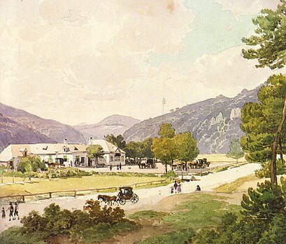 "Große Krainerhütte zur schönen Aussicht" um 1830