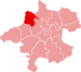 Lage des Bezirkes Schärding in Oberösterreich